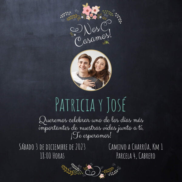 Modelo Sofía | Invitación digital de bodas para Whatsapp