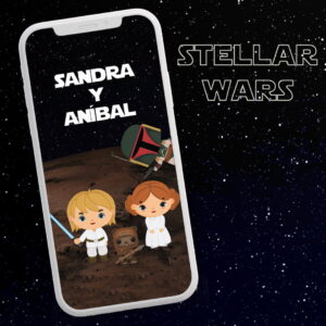 Stellar Wars | Invitación de Boda Animada en Video