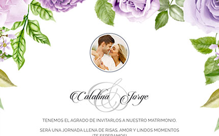 Web de Bodas Modelo Catalina